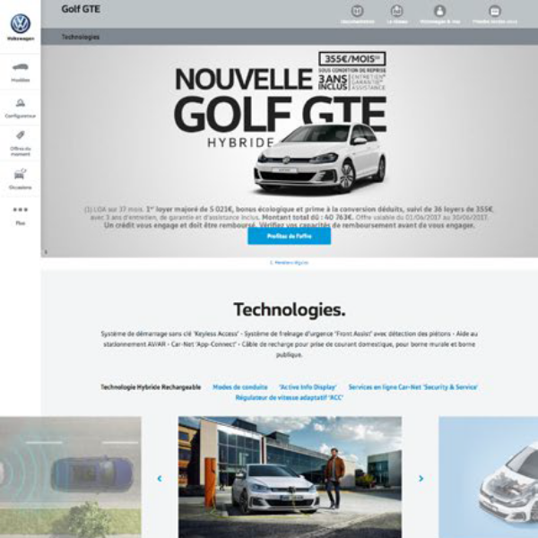 Page site VW